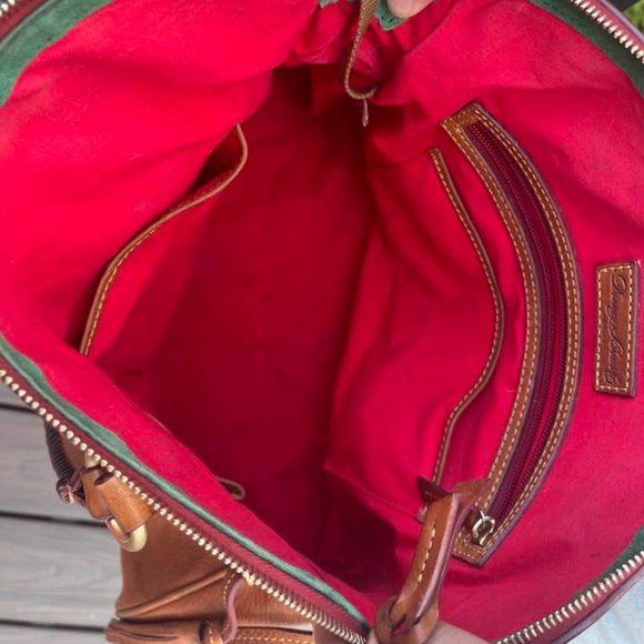 Dooney and Bourke Florentine Domed Buckle Satchel - Natural - Picture 12 of 16